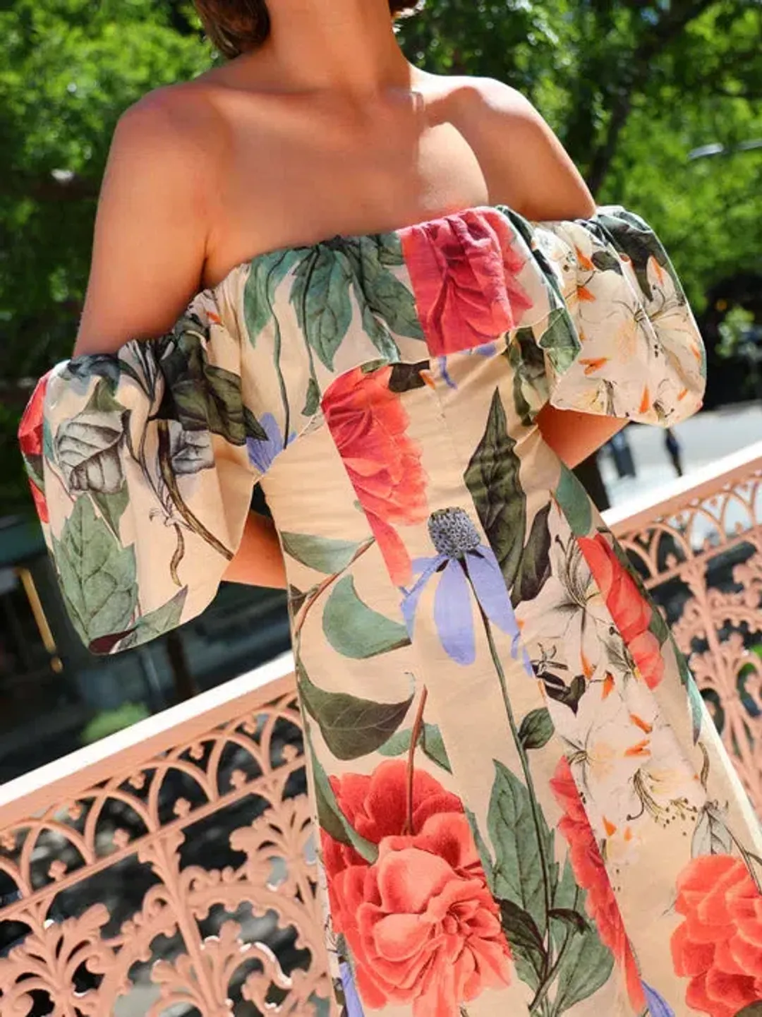 By Nicola Paradiso Maxi Dress in Primavera Print Size 14 for rent on The Volte - main image