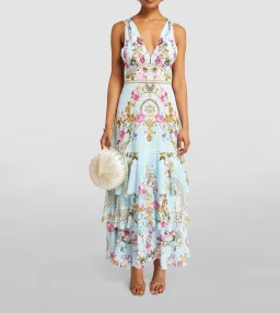 Camilla Down The Garden Path Tiered Ruffle Hem Dress Size 10 for rent on The Volte - image 1