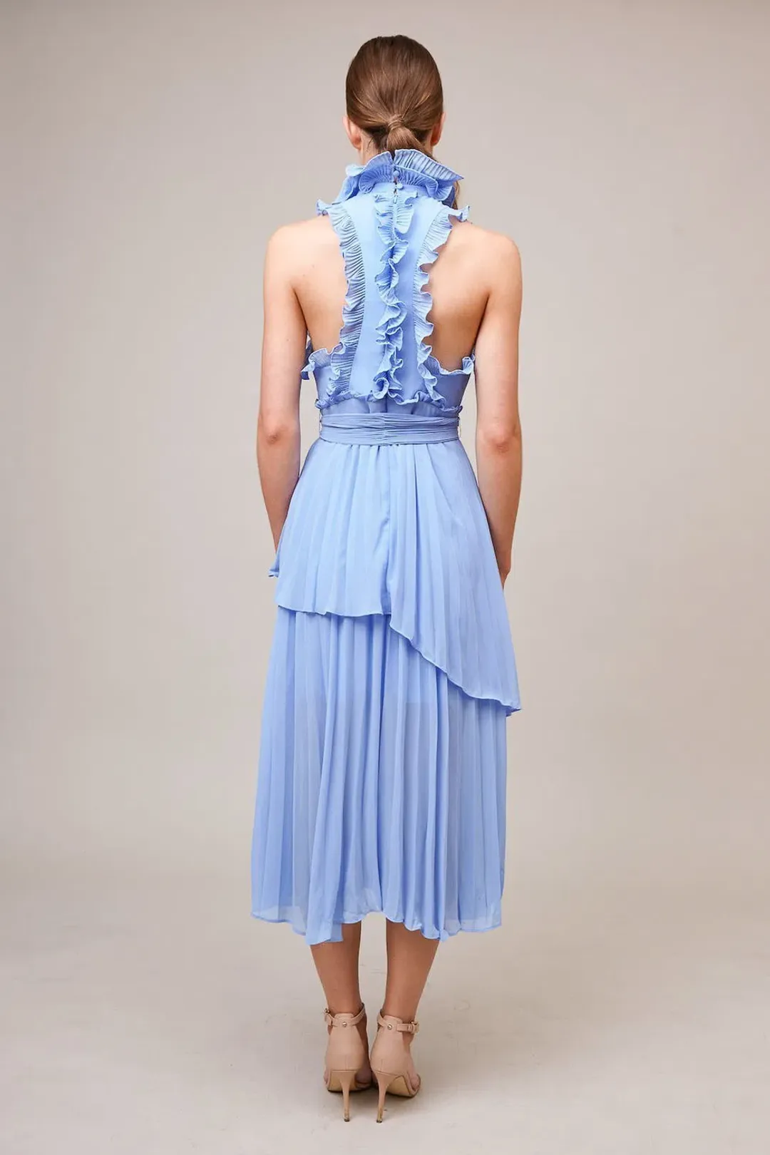 Talulah Jodi Midi Dress Blue Bell Size 8 for rent on The Volte - main image