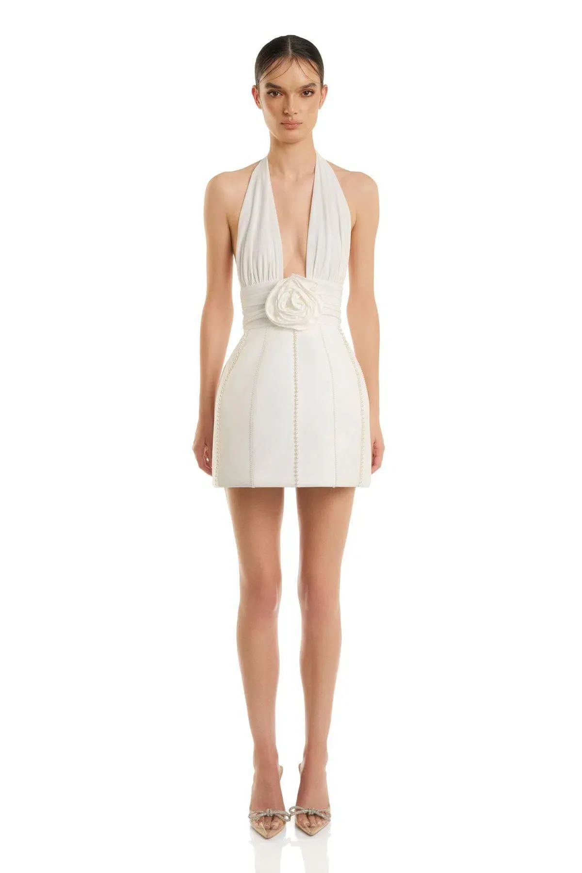Eliya The Label Bethani Mini Dress White Size S / AU 8 for rent on The Volte - main image