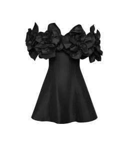 Aje Etta Mini Dress in Black Size AU 10 for rent on The Volte - image 4