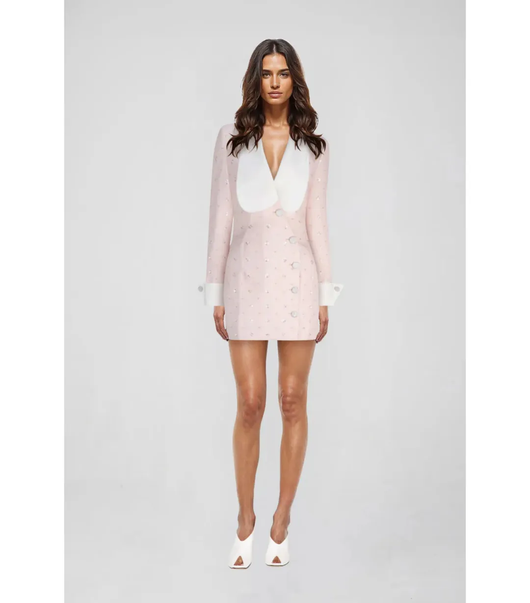 Atoir Magda Blazer Dress Pink Size AU 8  for rent on The Volte - main image