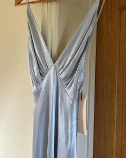 Bec and Bridge moondance v neck maxi blue for rent on The Volte - image 2