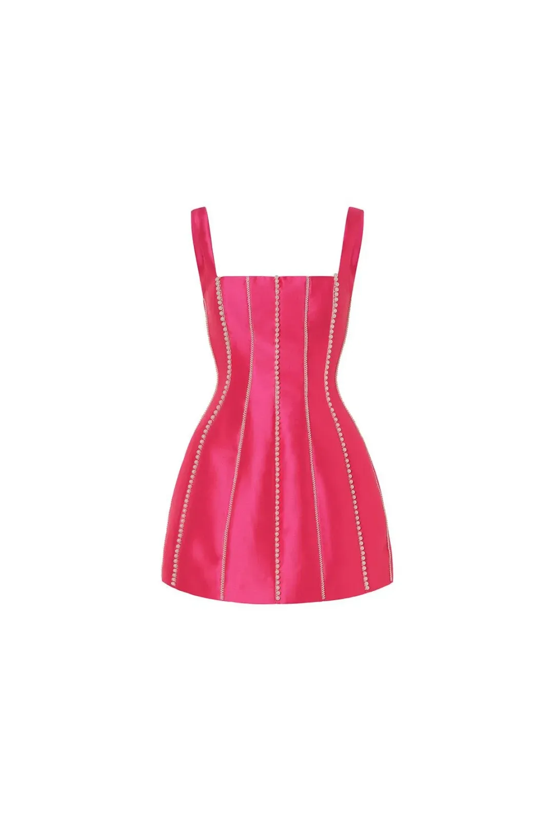 Eliya The Label Tahiti Mini Dress Magenta Pink Size 8 for rent on The Volte - main image