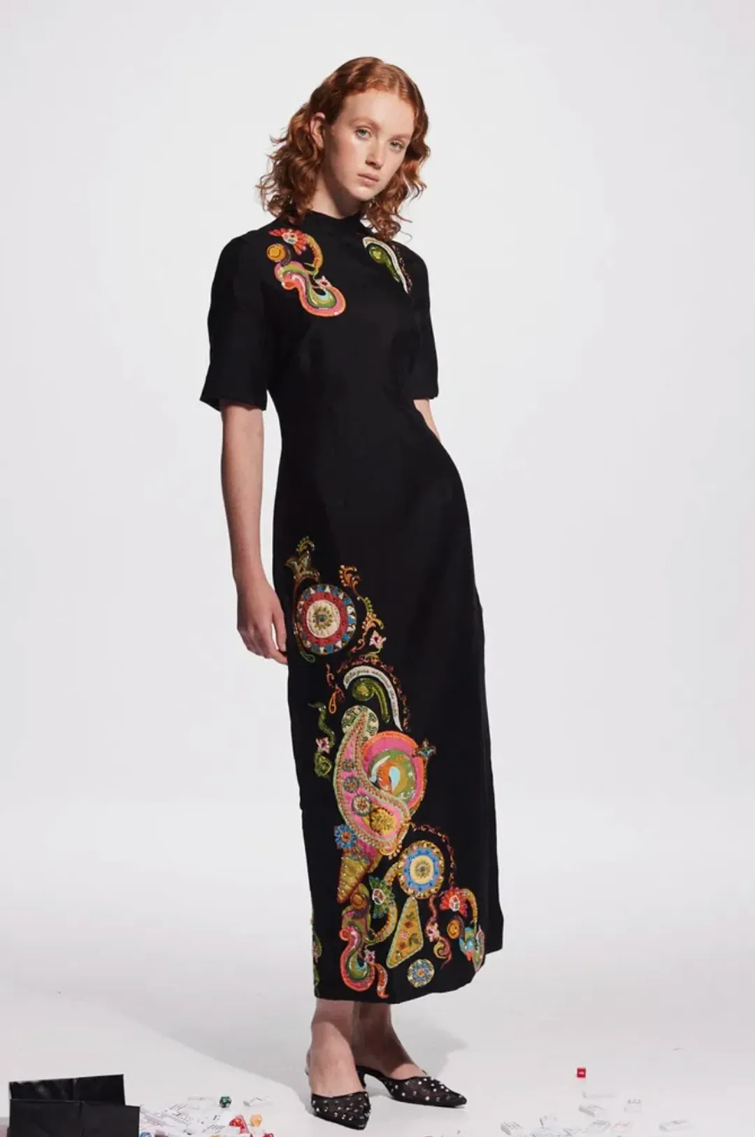 Alémais Bingo Gown Black Size AU 16  for rent on The Volte - main image