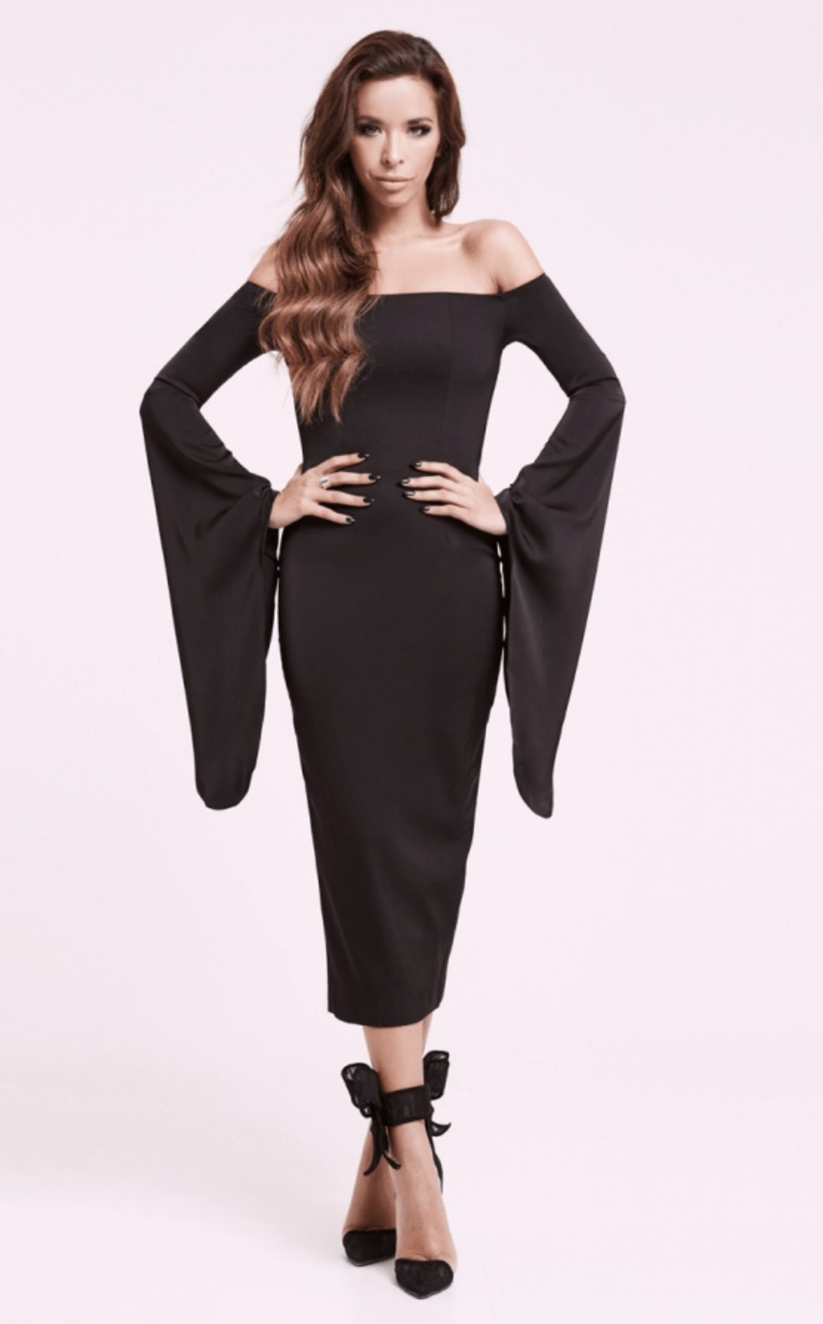 Asilio The Shiralee Dress Black 6 for rent on The Volte - main image