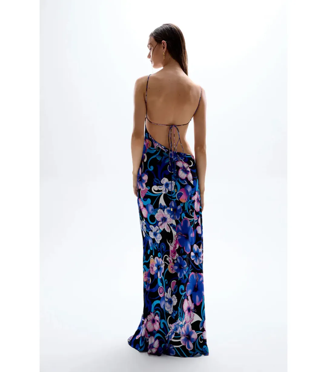 Cin Cin Swim Villa Cut-out Dress Hibiscus Purple Size AU 8 for rent on The Volte - main image