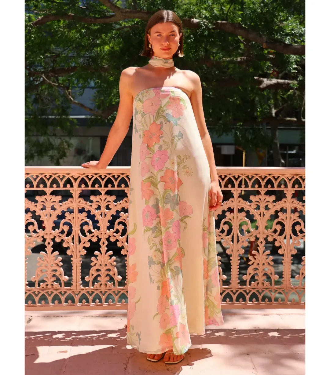 Hansen & Gretel Ischia Dress Flower Market Size Small / AU 8 for rent on The Volte - main image