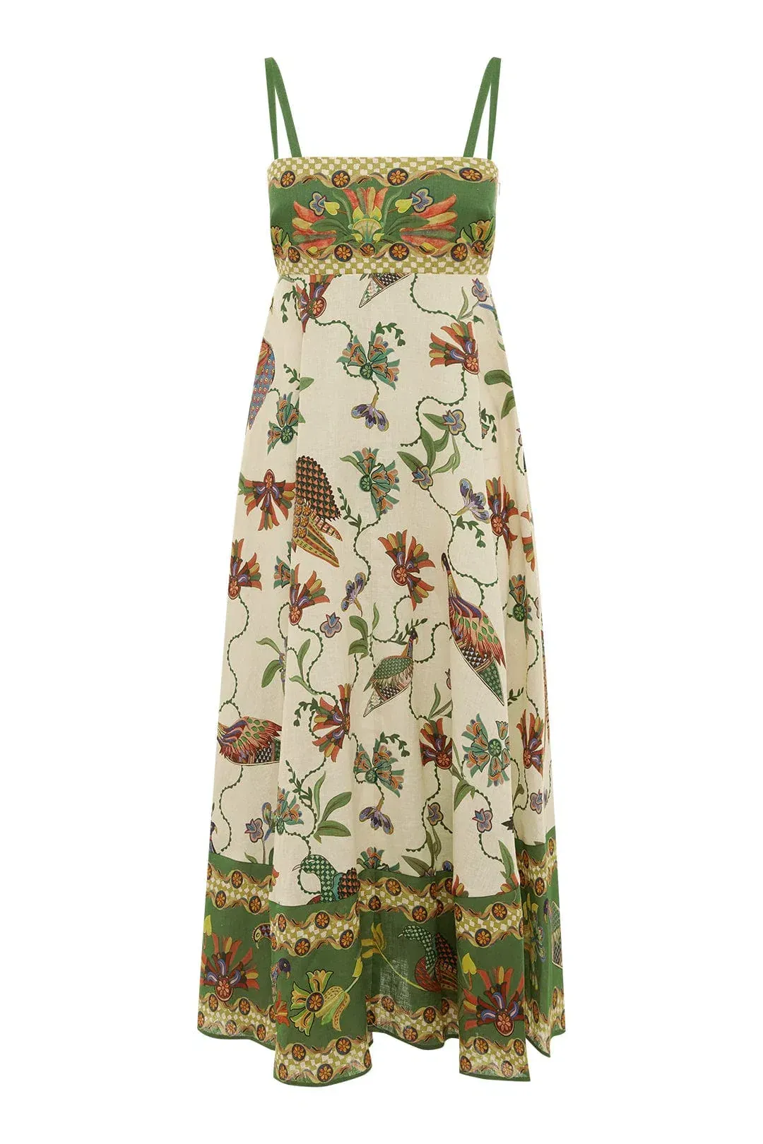 Alemais Birdie Sundress Print Size AU 8 for rent on The Volte - main image