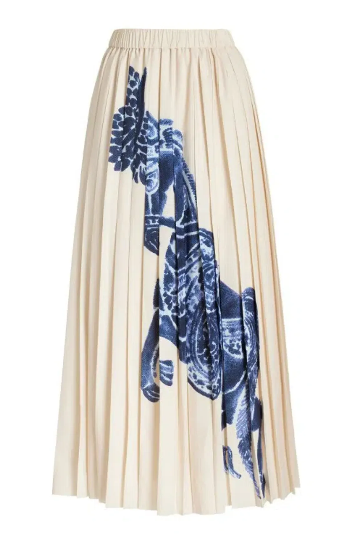 Alemais Rider Pleated Blouse and Skirt Print Size AU 12  for rent on The Volte - main image