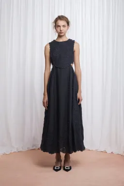 Lovaan Amelia Dress Ink Size AU 12 for rent on The Volte - image 2