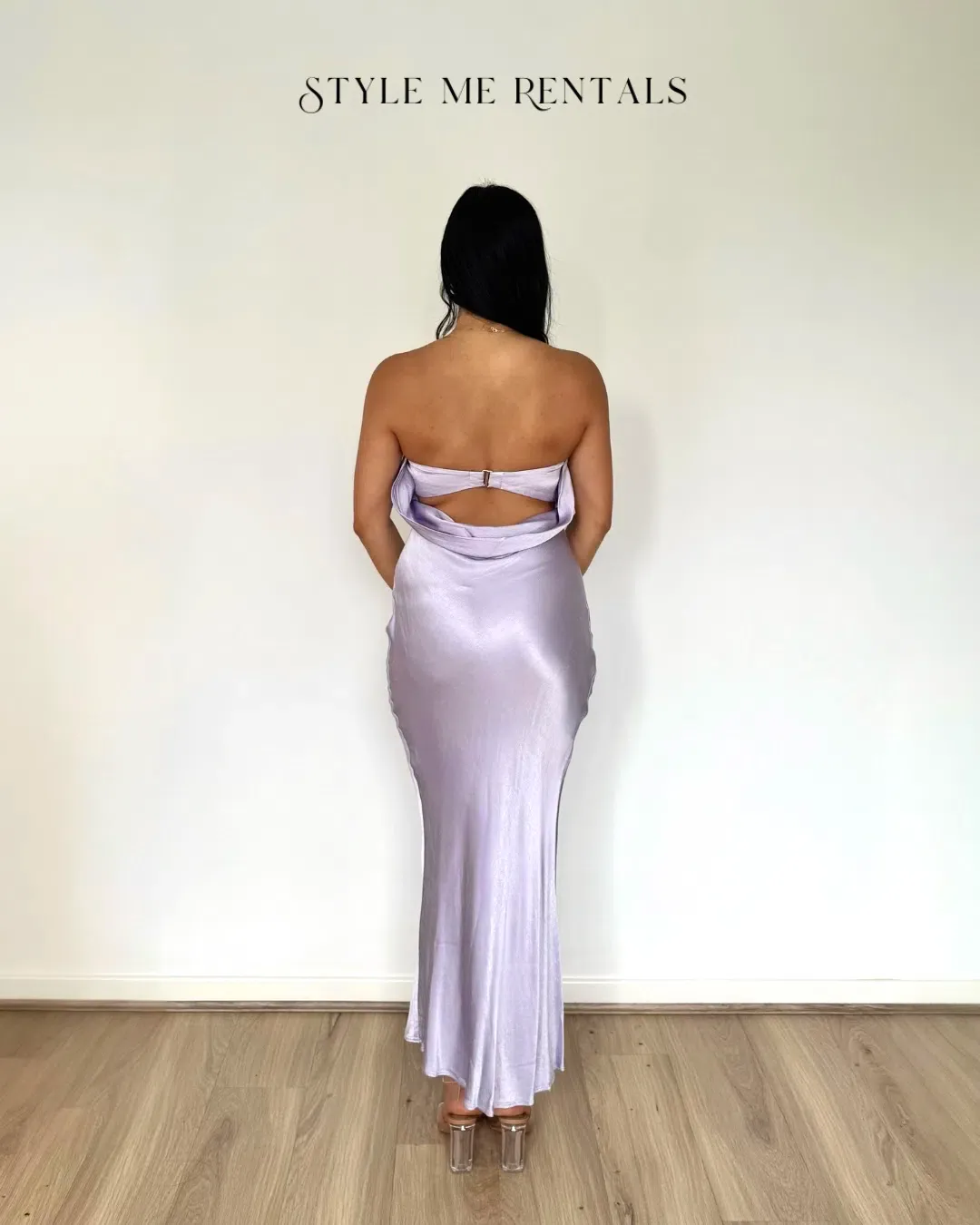 Bec and Bridge Moon Dance Strapless Dress Lilac Size 8 for rent on The Volte - main image