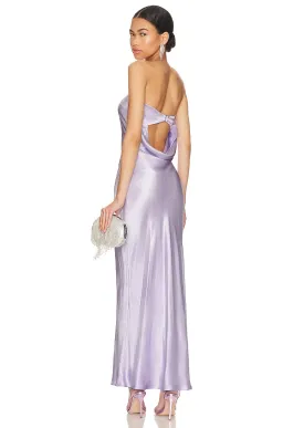 Bec and Bridge Moon Dance Strapless Dress Lilac Size 8 for rent on The Volte - image 3