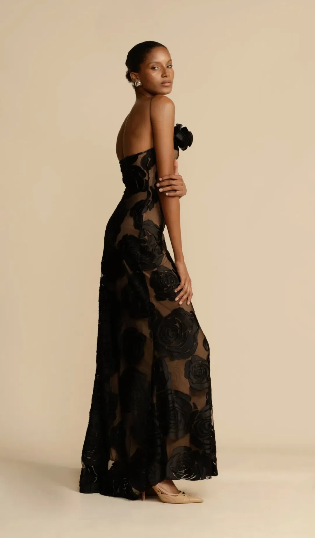 Arcina Ori Marcella Dress Black Size S / AU 8 for rent on The Volte - main image