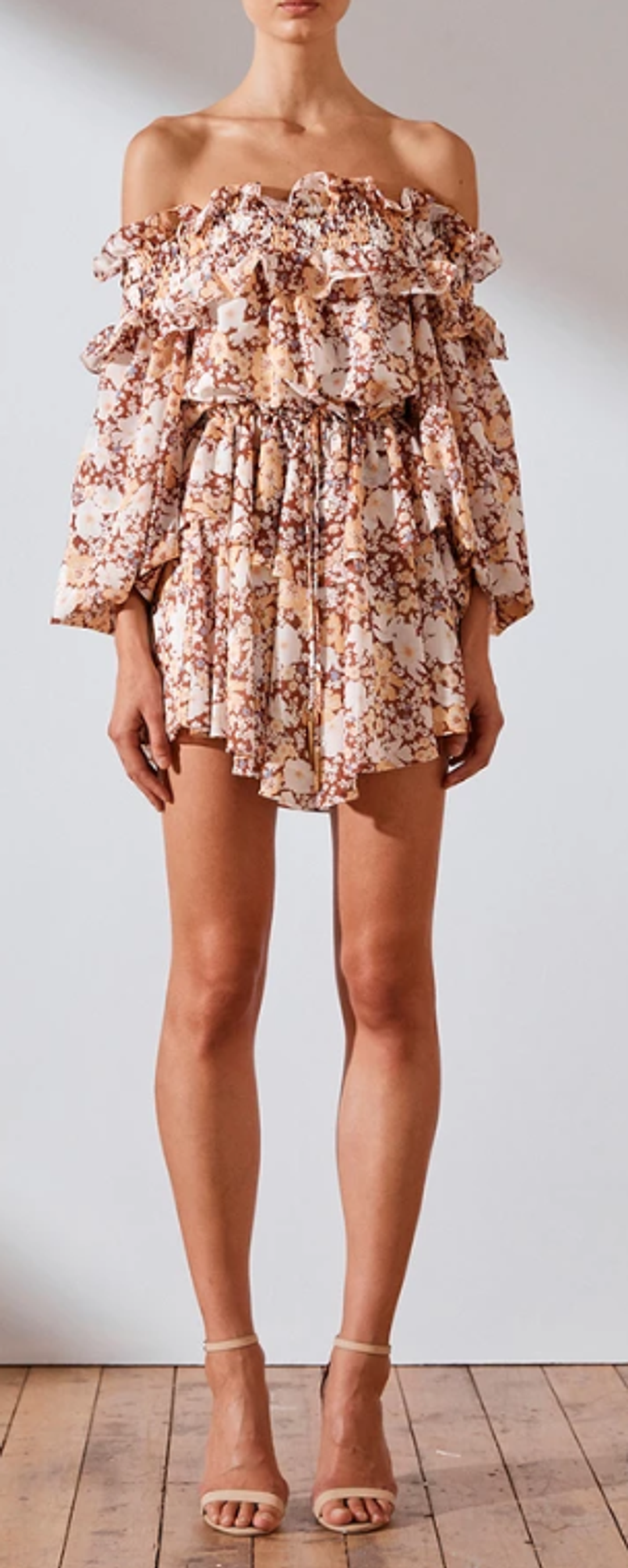 SHONA JOY DIXIE OTS MINI DRESS for rent on The Volte - main image