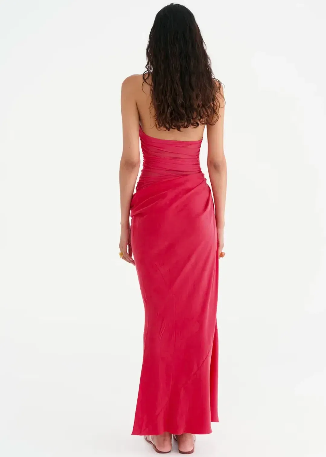 Gina Maxi Dress Pink Size 8 for rent on The Volte - main image