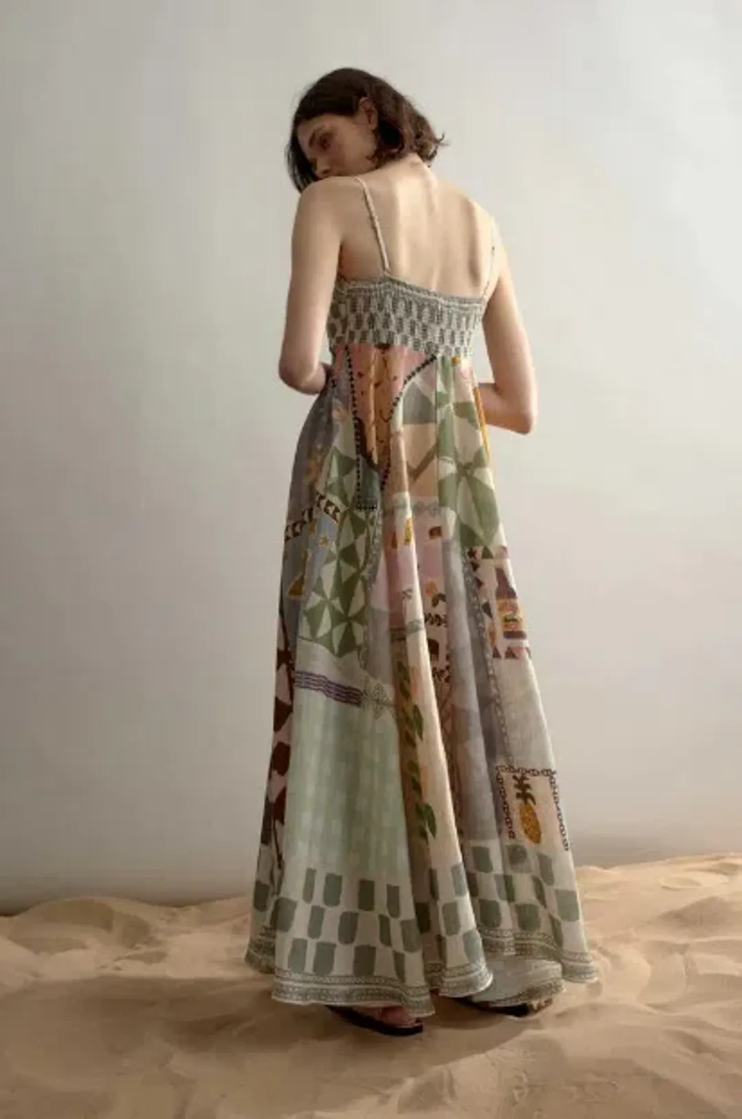 Alemais Emma Gale Sundress Multi Size 14 for rent on The Volte - main image