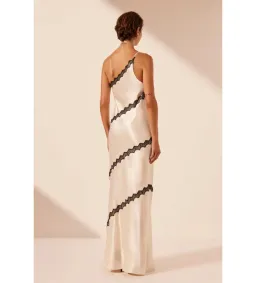 Shona Joy Camille Lace Asymmetrical Maxi Dress Size 8 for rent on The Volte - image 4