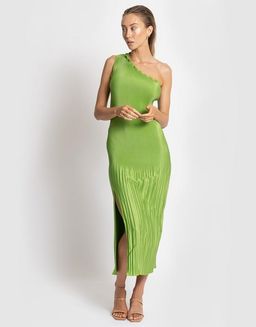 L'idee - Soiree One Shoulder Gown Green for rent on The Volte - image 1
