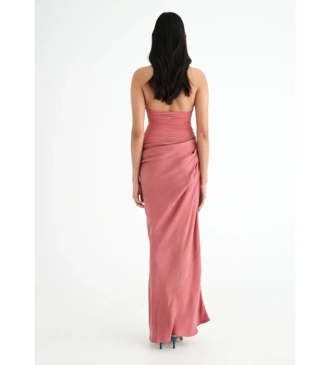 Benni Gina Maxi Dress in Rose Size AU 10  for rent on The Volte - main image