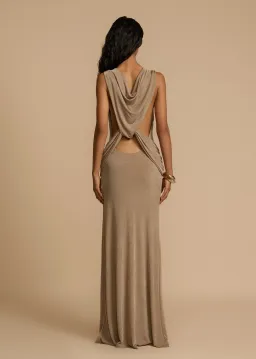 Arcina Ori Matisse Dress Metallic Malt Size M / AU 10  for rent on The Volte - image 2