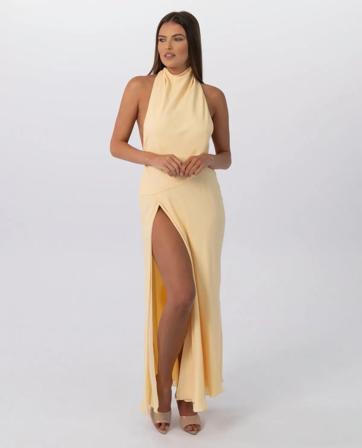 Mim and Bell Violet Dress Yellow Size S / AU 8 for rent on The Volte - main image