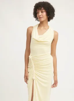 Tojha Sutton Maxi Dress Lemonade Size 8 for rent on The Volte - image 2