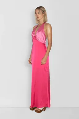 The Wolf Gang Oahu Slip Dress Hot Pink Size M / AU 10 for rent on The Volte - image 2