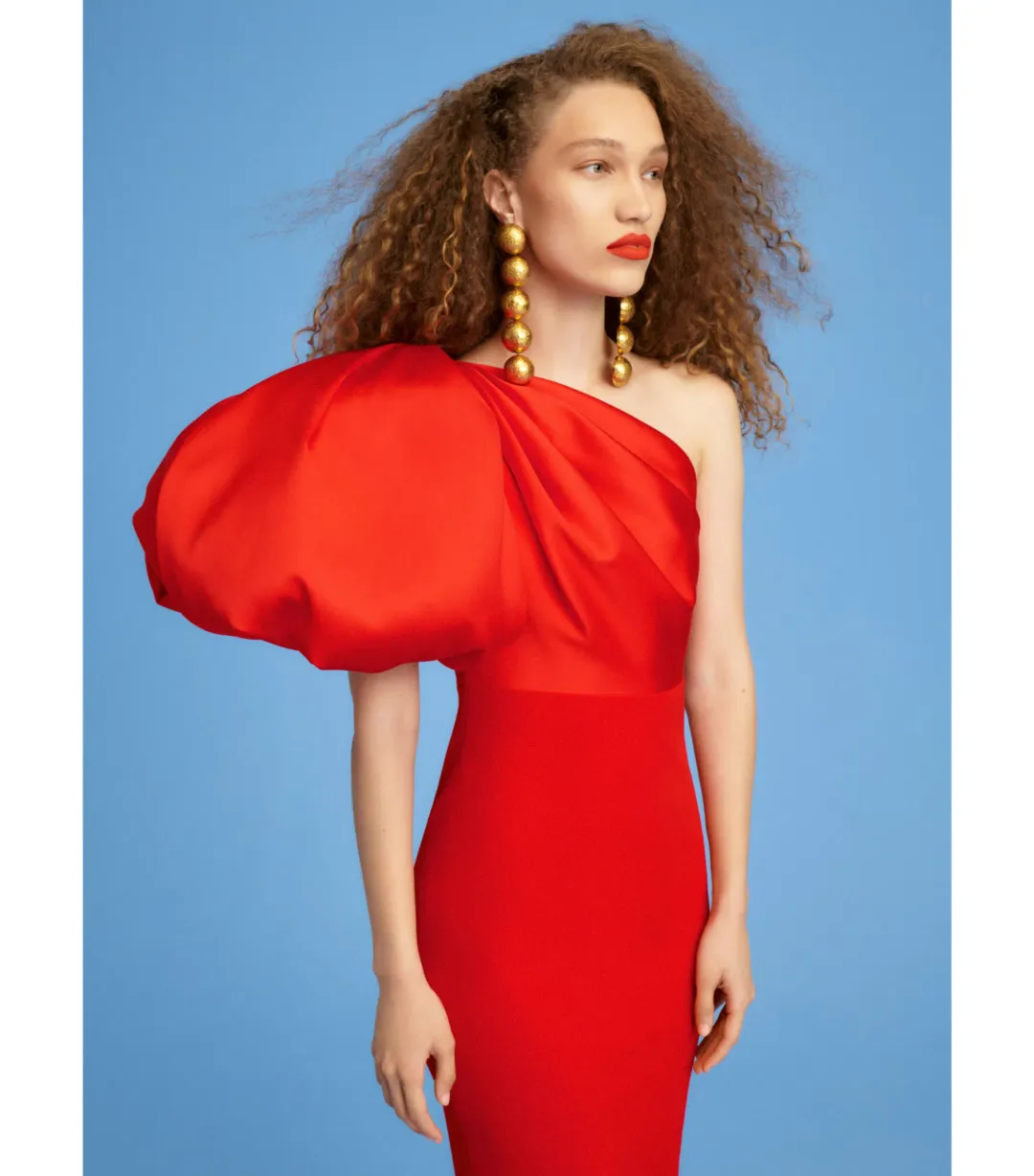 Solace London Karli Maxi Dress Red Size AU 10  for rent on The Volte - main image