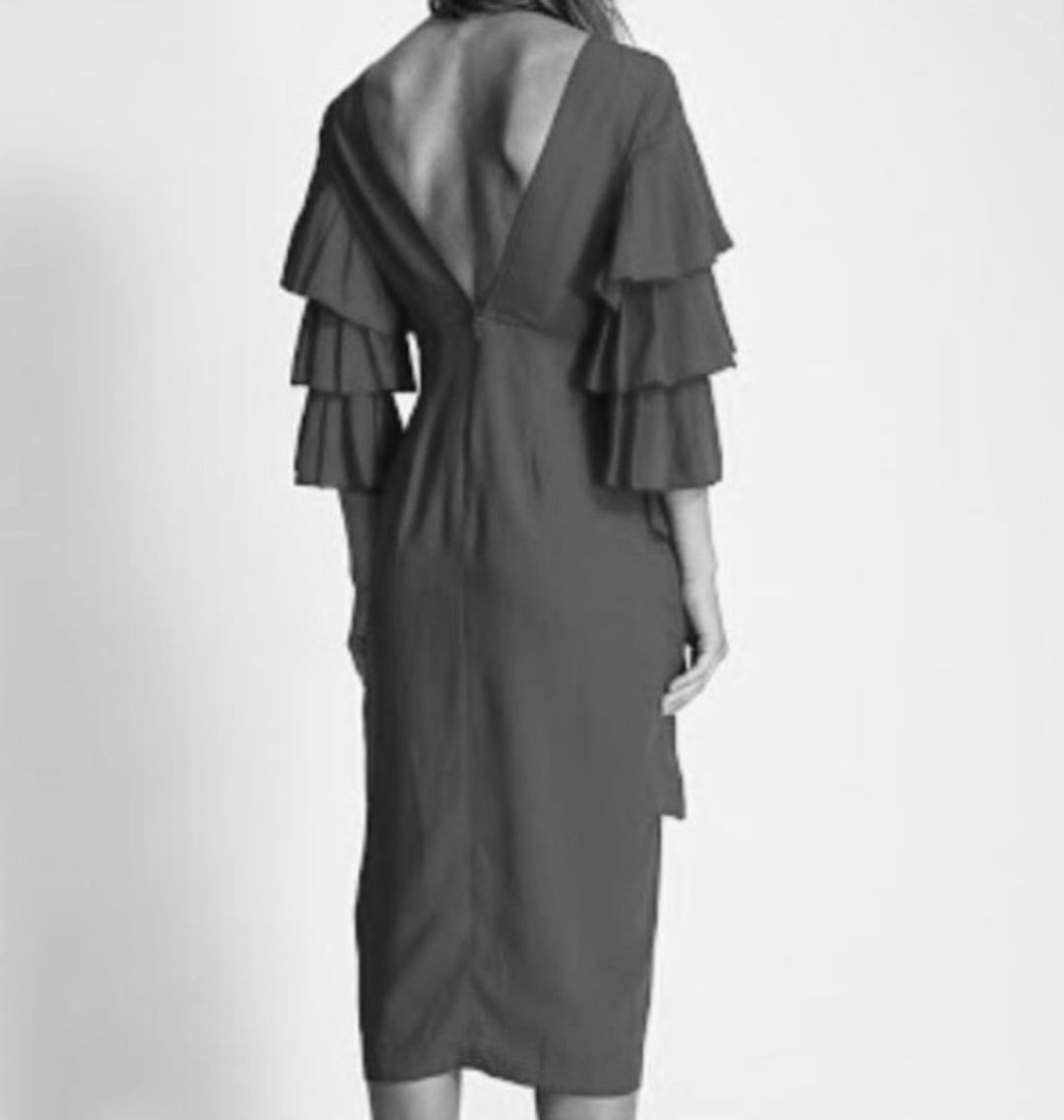 Maurie & Eve Navy Blue Dress 12 for rent on The Volte - main image