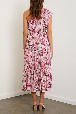Steele Mahana One Shoulder dress Pink 8 for rent on The Volte - image 5