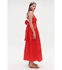 Oroton Tie Back Sundress Poppy Red Size AU 8  for rent on The Volte - image 2