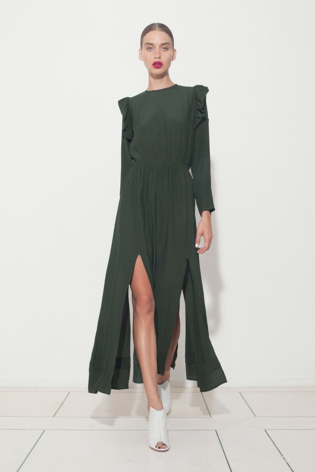 SWF Ellie Dress Green Size 8 for rent on The Volte - main image