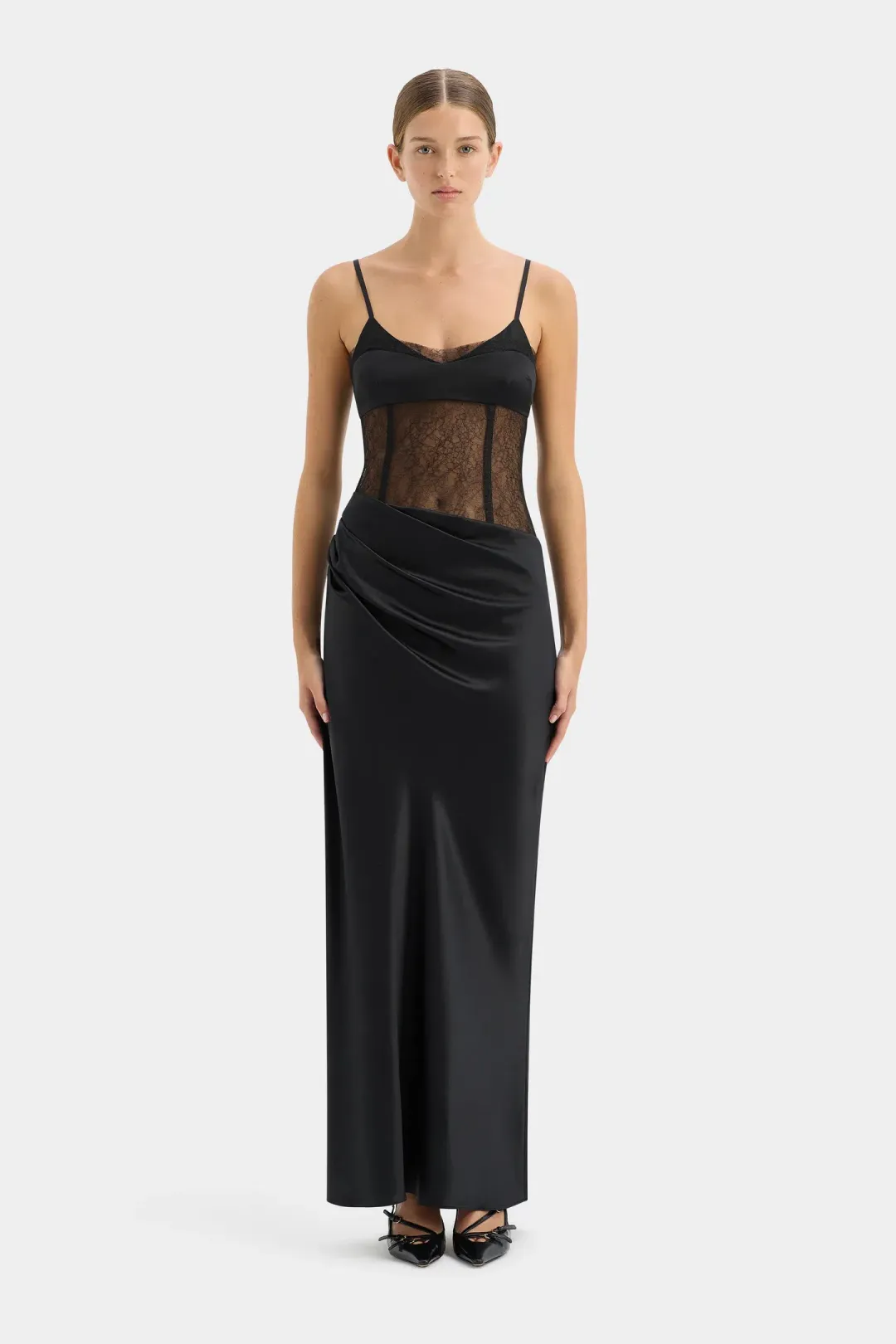 Dunya Draped Gown for rent on The Volte - main image