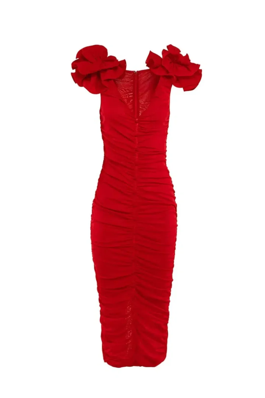 Alamour The Label Monica Dress in Red Size AU 6 for rent on The Volte - main image
