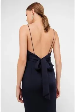 Sheike Amazed Maxi Dress Navy Size AU 6  for rent on The Volte - image 2