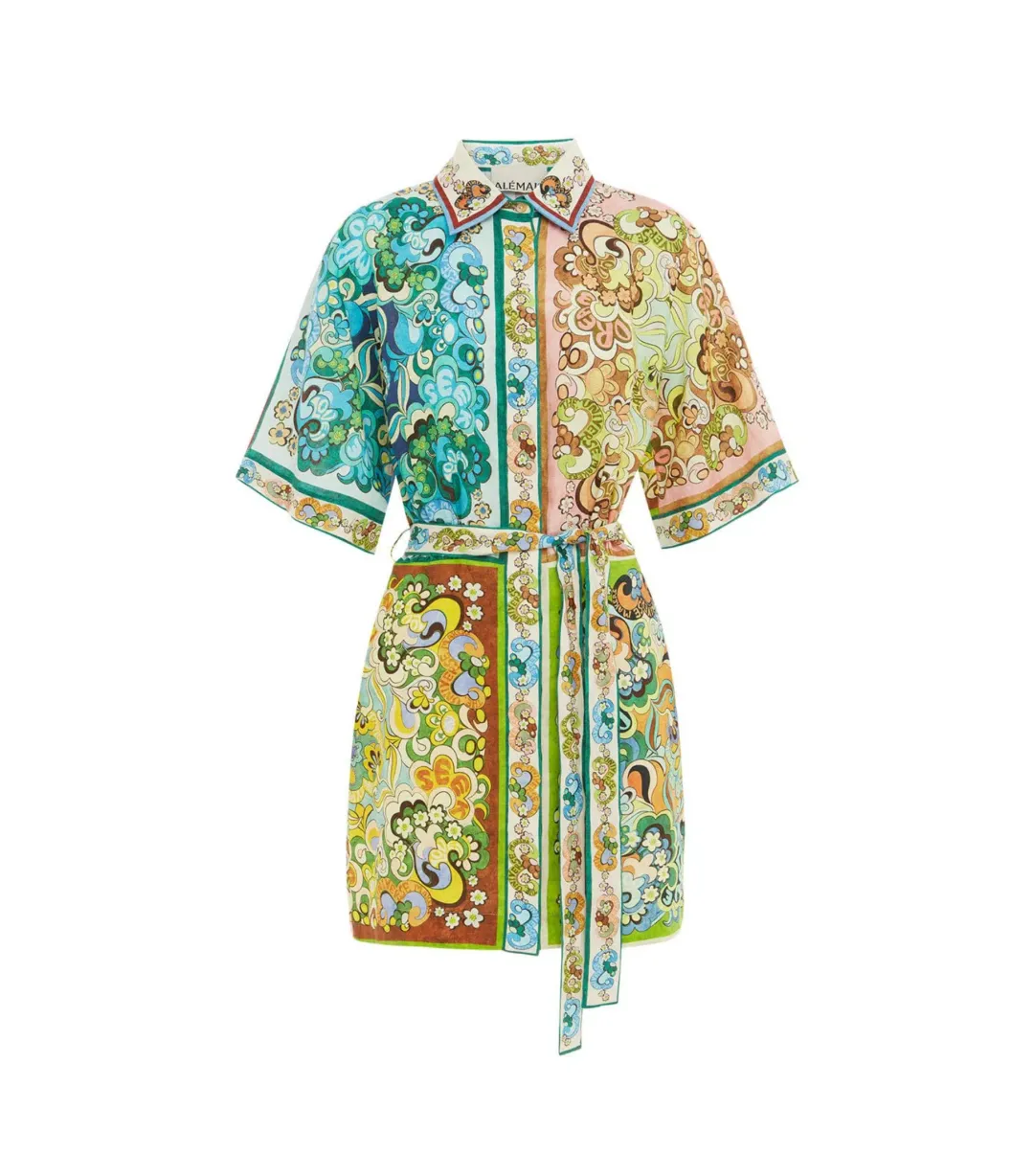 Alemais Dreamer Mini Dress Multi Size AU 10 for rent on The Volte - main image