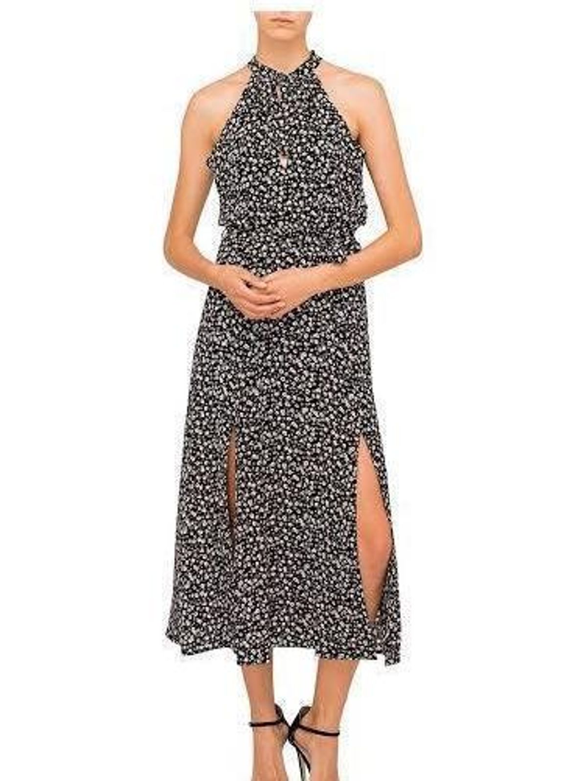 Zimmermann Cavalier Neck Tie Split Dress Size 14 for rent on The Volte - main image