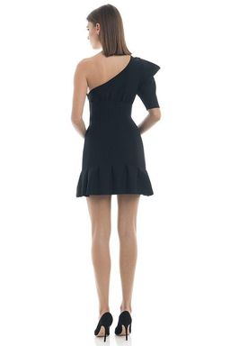 MISHA Soraya Mini Dress Black Size 12 for rent on The Volte - image 2
