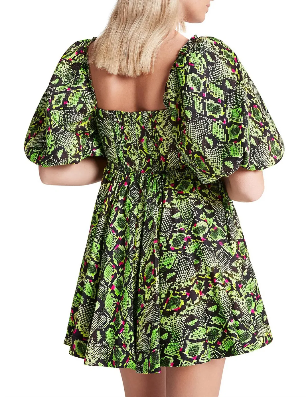 Aje Serpentine Corset Mini Dress Print Size 10 for rent on The Volte - main image
