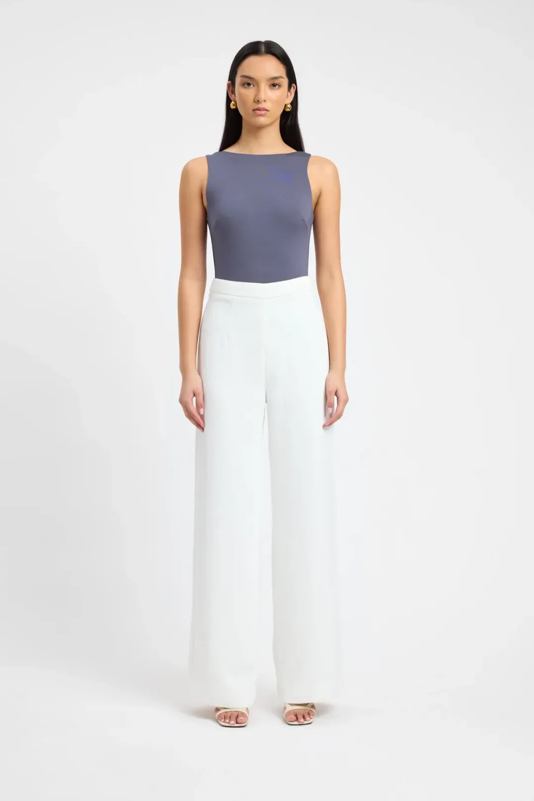 Kookai Ariel Corset & Willow Pants Set in White Size 8 for rent on The Volte - main image