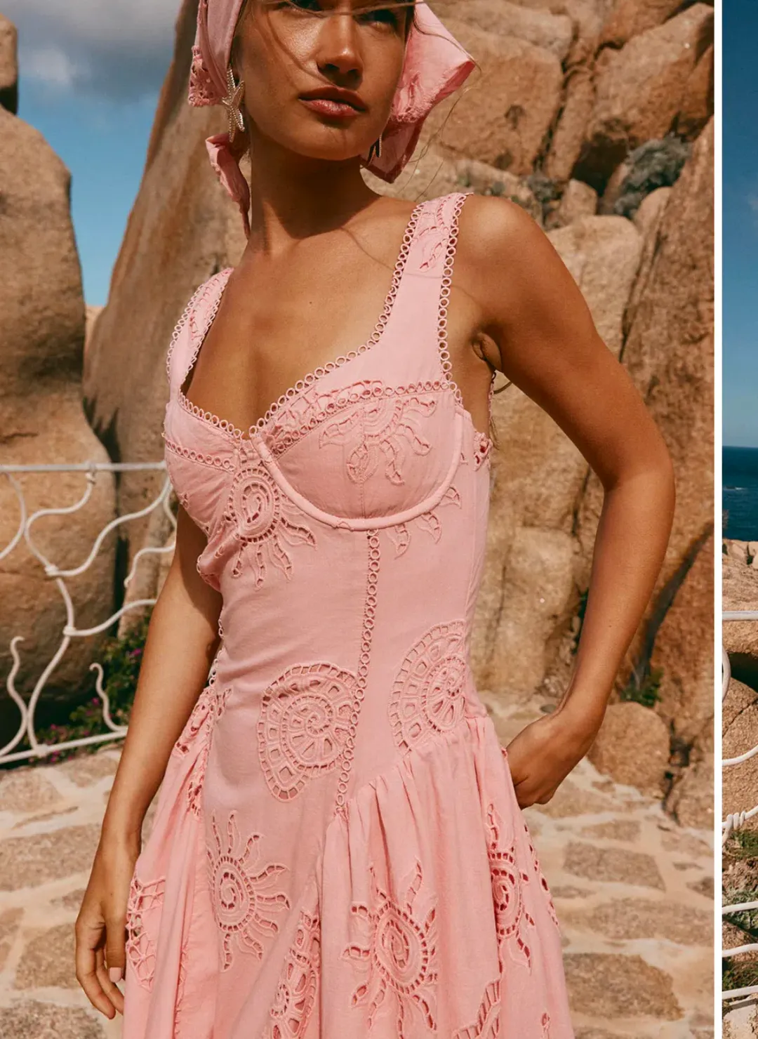 ZACO The Biarritz Dress Pink Size XXS/ Au 4 for rent on The Volte - main image
