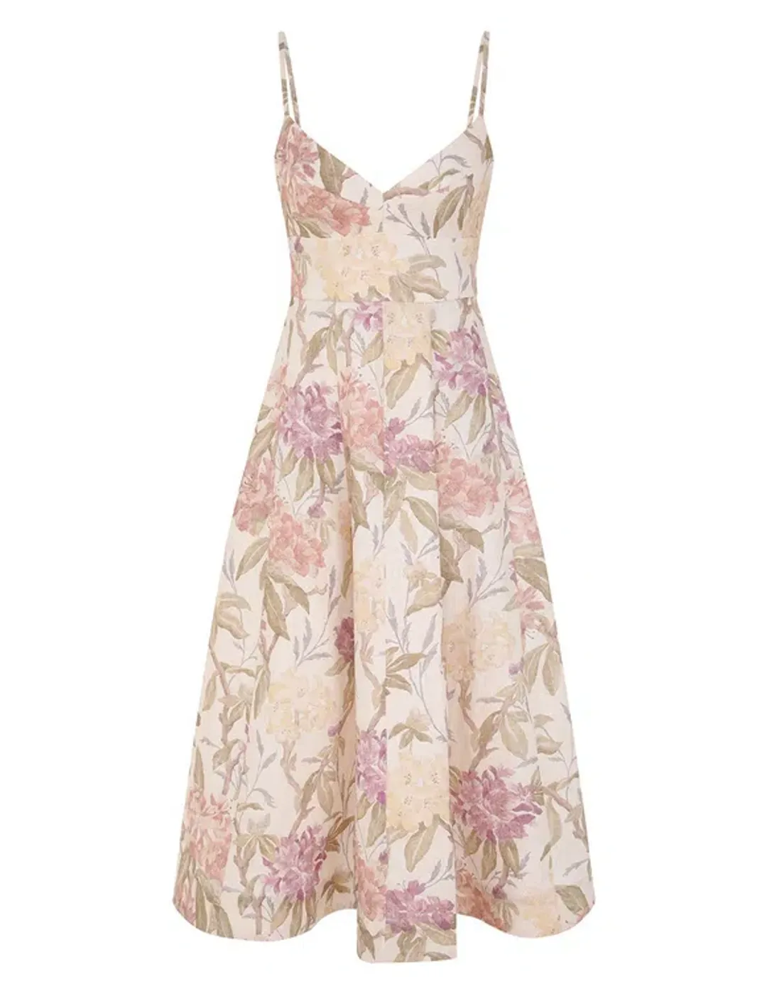 Zimmermann The Illustration Picnic Dress in Cream Inca Lily Size 2/AU 12  for rent on The Volte - main image