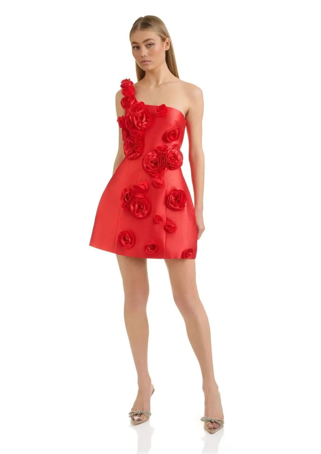 Eliya The Label - Amara Mini Dress - Red Size 14 for rent on The Volte - main image