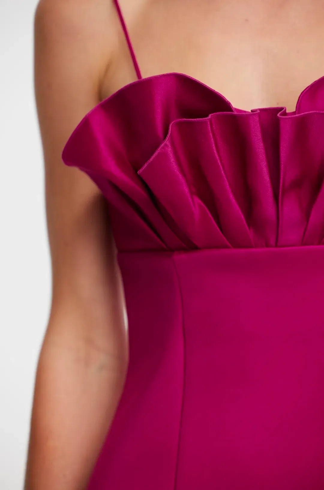 Acler Mahina Midi Dress Plum Size 8 for rent on The Volte - main image