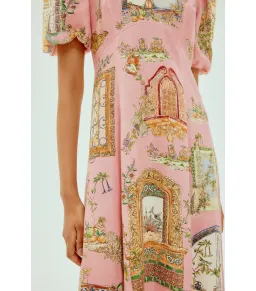 Alemais Monte Midi Dress Print Size AU 16 for rent on The Volte - image 2