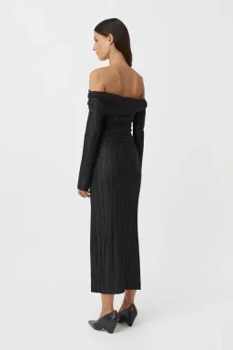 Camilla and Marc Shaw Midi Dress Black Size 12 for rent on The Volte - image 3