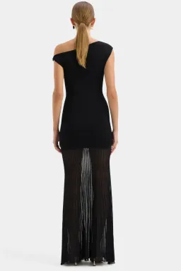 Sir The Label Indigo Twist Dress Black Size 6  for rent on The Volte - image 3