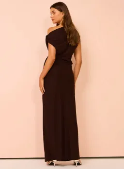 Camilla & Marc Annalise Maxi Dress Chocolate Brown Size 8 for rent on The Volte - image 3