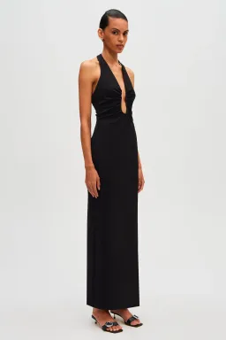 MISHA The Alusia Dress Black Size 12 for rent on The Volte - image 2
